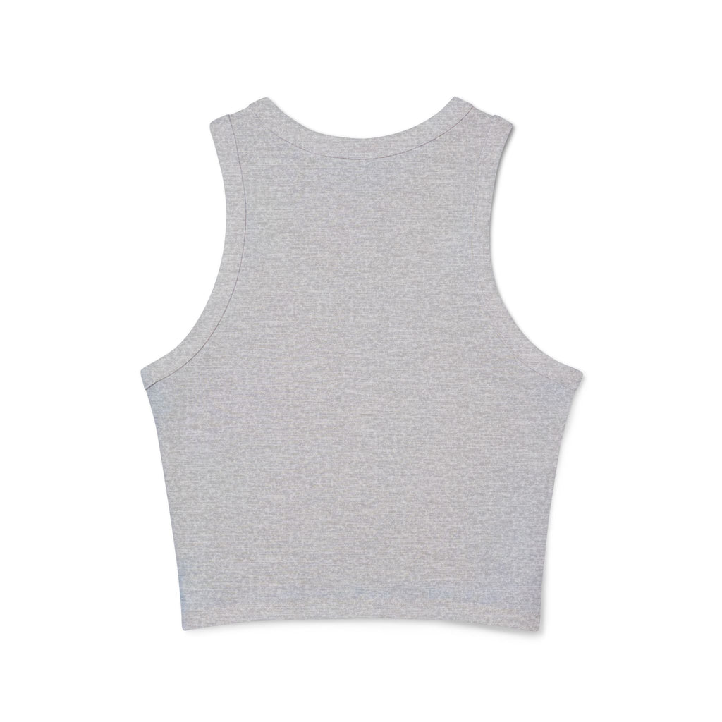 LALA logo script racer tank
