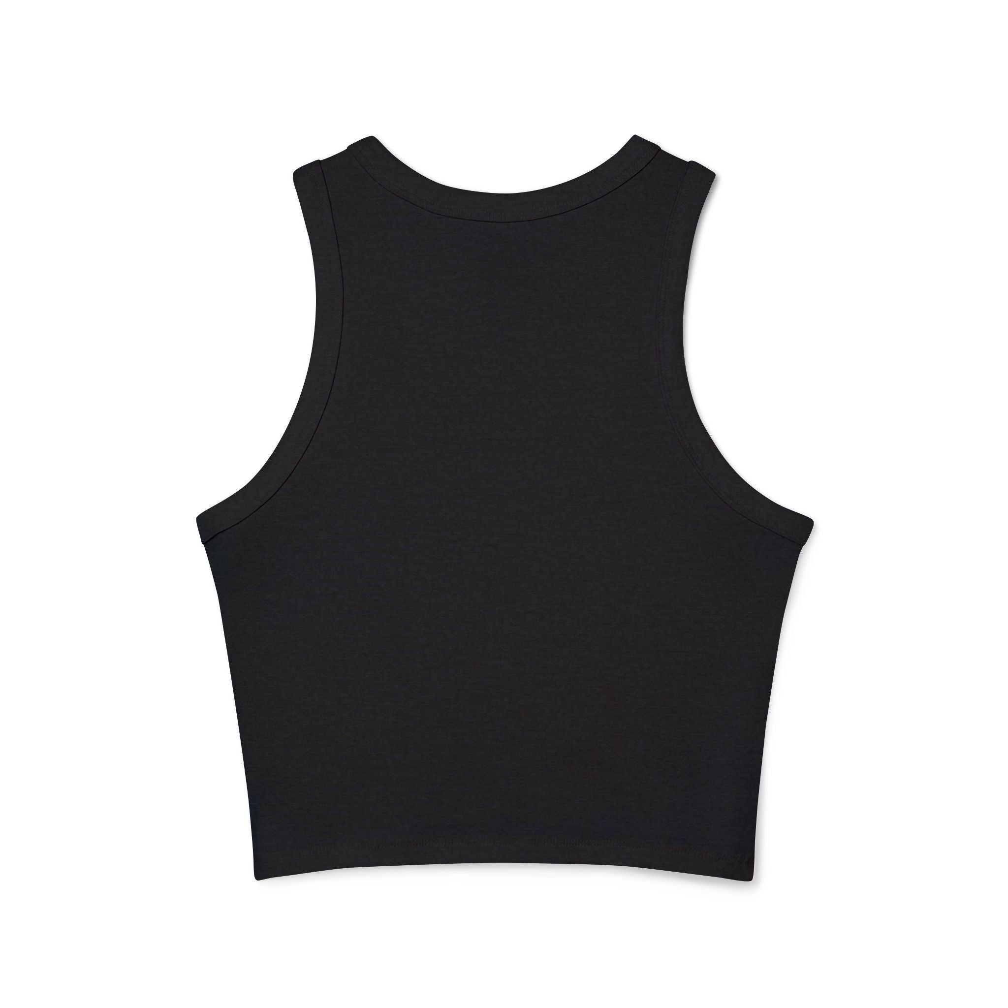 LALA logo script racer tank