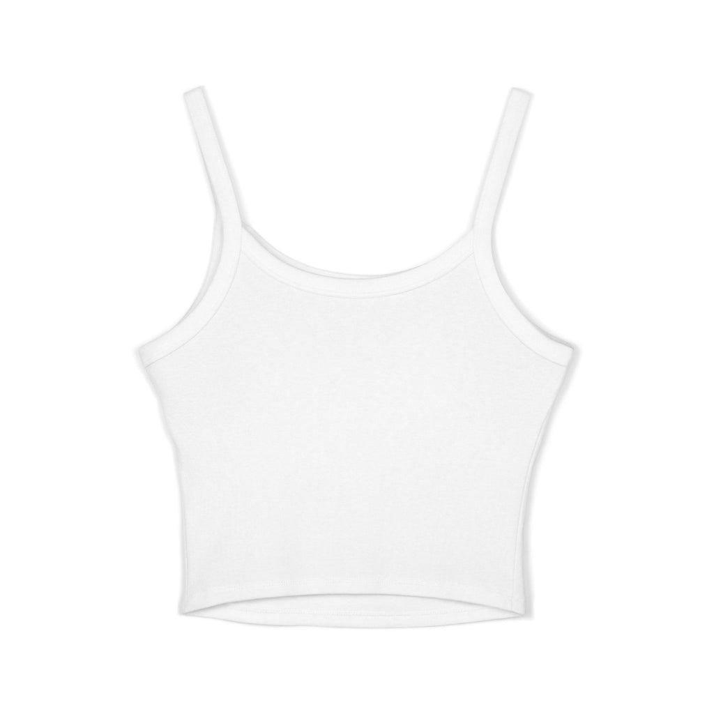 LALA script logo Tank Top | cropped spaghetti strap crop top
