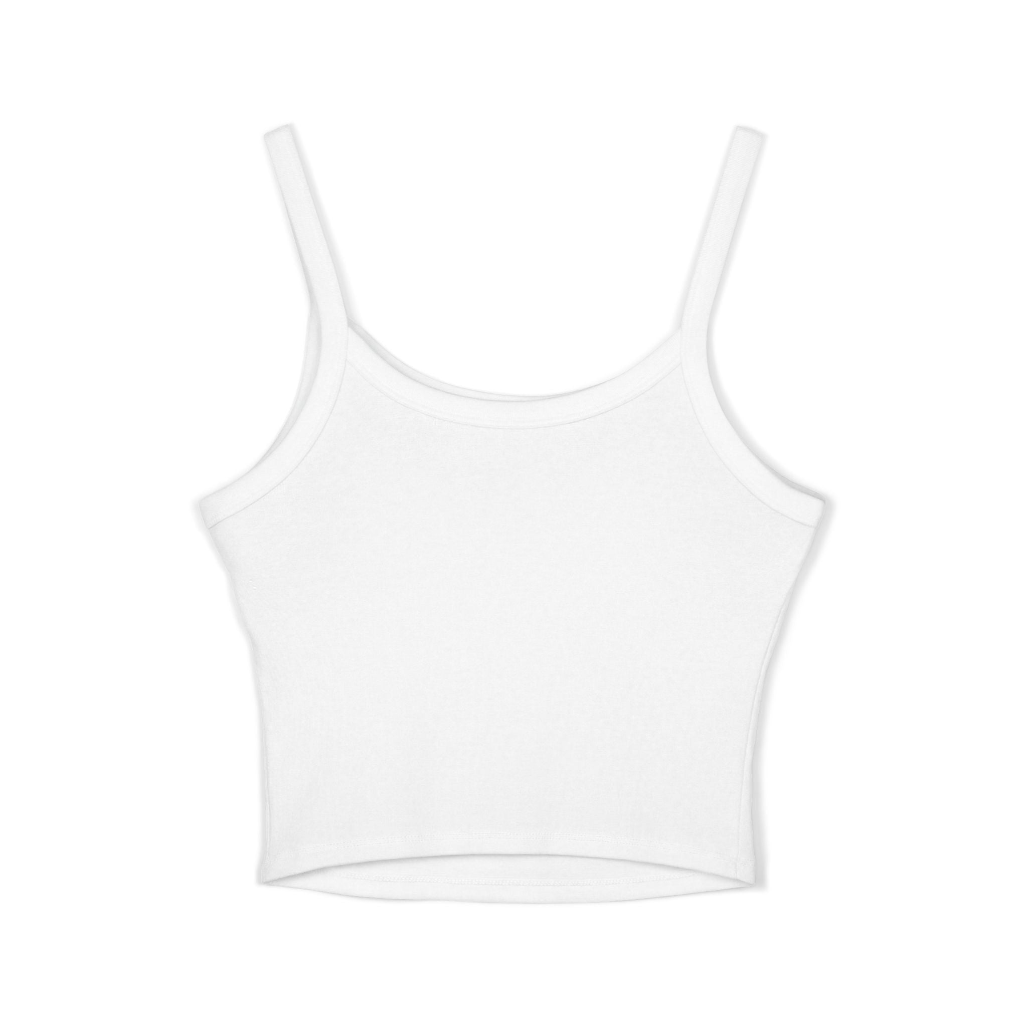 LALA script logo Tank Top | cropped spaghetti strap crop top