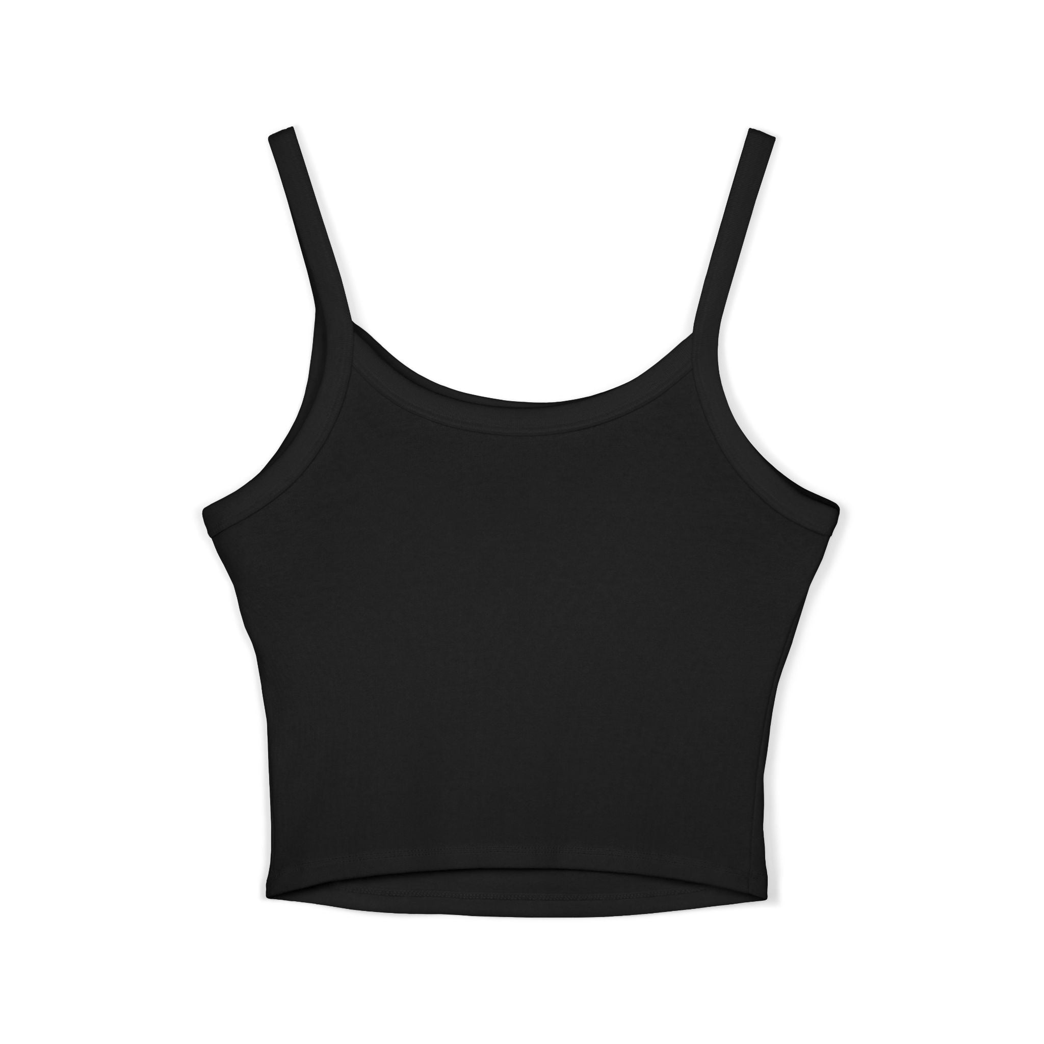 LALA script logo Tank Top | cropped spaghetti strap crop top