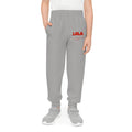 Youth Joggers — 'LALA' Red Logo Kids' Cozy Sweatpants
