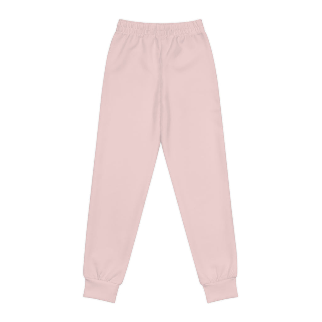 Youth Joggers — 'LALA' Pink Graphic Sweatpants for Kids